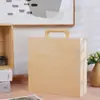 Caja de madera creativa para boda caja de regalo a mano caja de regalo de Navidad para damas de honor amigas mujeres caja de almacenamiento de madera portátil