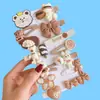 Presilhas de Cabelo Infantis Grampos de Pelúcia Fofos 2026 Novo Estilo Presilhas para Franja de Meninas Acessórios de Cabelo Presilhas de Bico de Pato Enfeites de Cabelo Borboleta