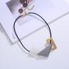 Collar de aleación para mujer, estilo étnico geométrico, con contraste de colores, estilo europeo y americano, popular en otoño e invierno, Amazon Explosions
