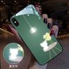 Adequado para Capa de Celular de Gato Elétrica com Luz Apple 17/Huawei/Xiaomi/Samsung/Vivo/Oppo Desenho Animado Fofo