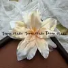 Cabeças de Flores de Lírio Artificiais Impressas em 3D para Acessórios de Cabelo DIY, Decorações de Sapatos, Paredes de Flores para Salões de Casamento e Arte Floral