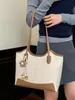 Bolso grande de mujer retro transfronterizo, nuevo bolso de mano de moda otoño 2026, bolso de hombro, bolsa tote simple para el día a día
