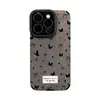 Funda de Cadena de Mariposas para Pantalla Completa Adecuada para Funda de Teléfono Apple 17 Pro Max iPhone 15 Silicona 16 Nuevo Modelo para Mujer 14 Anti-Caídas
