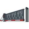 Aleación de Aluminio Eléctrica Puerta Colgante Empresa Gobierno Villa Fábrica Inteligente Colgante Transporte Aéreo Telescópica Plegable Portón Industrial