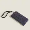 Porta-moedas Japonês Costura Padrão Geométrico Irregular Bolsa de Mão Moda Bolsa de Cosméticos Bolsa de Mão Cor Mutável Luminosa