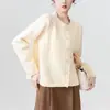 Estilo Coreano Otoño e Invierno Nueva Moda Reductor de Edad Elegante Estilo Suave Dulce Cardigan de Encaje Tejido Ropa Exterior para Mujer Suéter