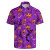 Camisa Polo para Hombre Camisa de Golf Divertida Camisa Polo Hawaiana Camisa Polo Divertida de Playa de Verano
