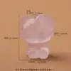 Accesorios para pulsera de zorro de nueve colas y pentagrama tallados en cristal natural crudo, cuerda trenzada hecha a mano para bricolaje, colgante para collar de mujer