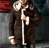 Em Estoque 2023 Europeu e Americano Inverno Novo Camurça Pele Falsa Integrada Jaqueta Masculina Espessa Site Independente