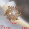 Nuevo Broche de Amatista de Lujo con Diseño Único, Hebilla para Bufanda, Accesorio de Ramillete para Traje de Boda