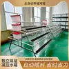 Juego Completo de Equipos para Ganado y Aves de Corral, Jaulas Automáticas para Pollos de Huevo Apilables, Jaulas Engrosadas de Cuatro Niveles para Cría de Pollos de Huevo, Stock Listo del Fabricante