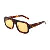 Gafas de sol de moda europeas y americanas, gafas de sol retro de montura grande para mujer, comercio electrónico transfronterizo, gafas de sol clásicas de caja, montura de placa de alta calidad