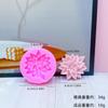 Molde de silicone em forma de folha de azevinho de natal, molde de decoração para bolo, biscoito de chocolate e açúcar