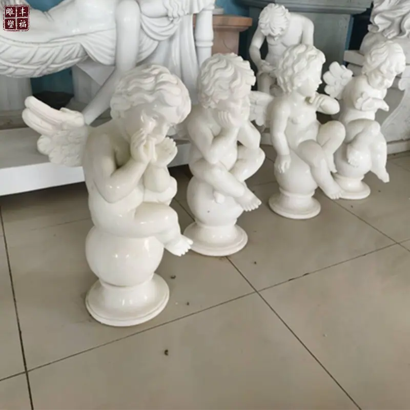 欧式石雕小天使雕塑2