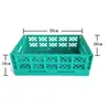 Cesta Plegable de Frutas Plástico Exhibidor Marco Plegable Engrosado Estante Especial para Verduras Hogareño Exterior Hueco Apilable Cabeza Comercial