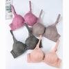 Comercio exterior transfronterizo encaje multicolor sexy aro de acero sujetador recogido cómodo transpirable accesorio leche ropa interior al contado mayoreo