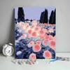 Pintura al Óleo Digital de Tulipán DIY Rellenar Color al Óleo Pintado a Mano Paisaje Curativo Descompresión Rellenar Color Flor Pintura Decorativa para Colgar