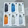 Capa de Celular Anti-Queda TPU+PC+Vidro Fosco Adequada para Apple Iphone14Promax