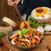 Tempero Picante para Panela Seca Lanterna Vermelha Versão Não Picante Base Aromática para Panela 50g Costelas de Porco Frango Frito de Sichuan Molho Caseiro