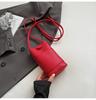 Bolsito Nuevo Primavera 2025 Bolso para Teléfono Móvil Moda Nicho Bolso Bandolera de un Solo Hombro Bolso Pequeño con Textura de Guijarros Bolso Cuadrado Pequeño Versátil