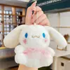 Lindo llavero de cordero de peluche, muñeco de peluche, colgante para bolso de pareja, juguete de máquina de peluches, accesorio de regalo