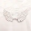 Alas de ángel con purpurina dorada y rosa para tarta, inserción de tarjetas, tocado coreano hecho a mano, horquilla, regalo, material decorativo