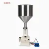 A03 Máquina Pneumática Manual de Enchimento de Pasta Máquina de Carregamento de Gel Mel Quantitativo Líquido Enlatamento Uso Duplo Pequena