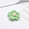 Tecido Fresco Plissado Flor de Cinco Pétalas Colorida DIY Acessórios para Headwear Grampo de Cabelo Laço Acessórios para Roupas Meias Acessórios