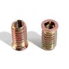 Tuercas para Muebles de Acero al Carbono Roscadas Interna y Externamente con Zinc de Color Prueba de Niebla Salina 24H Tuercas Chapadas en Hierro M3M4M5M6M8M10/30