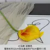 Lirio de Calas Simulados al por Mayor Mini Material de PU Ramo de Novia para Sala de Estar y Mesa de Comedor Decoración del Hogar