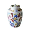 Bote de Té Cerámico Eimeng Flor de Ino Kiyomatsu, Tarro Sellado de Alto Valor, Tarro de Almacenamiento a Prueba de Humedad, Miniatura Azul y Blanco
