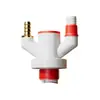 Conector de tres vías para desagüe de lavadora de balcón, tubería de drenaje de cuatro vías para barredora y secadora de piso, desviador de agua de tres salidas para prevenir el retorno de olores
