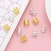 Jt-6 Pares X1000 Piezas/Paquete 8*9 Material de Hierro Anillo para Peluca Rastas Extensiones de Cabello Accesorios para Joyería DIY Suministro Directo de Fábrica
