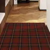 Tapete de chão resistente à sujeira e fácil de cuidar tapete de chão vintage Maillard para entrada tapete de varanda pode ser cortado uma geração de pelos