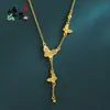 Nuevo Collar de Borla de Mariposa para Mujer, Estilo Francés Simple, Delicado y Versátil, Diseño de Nicho, Lujo Ligero, Cadena Integrada en la Clavícula, Versátil