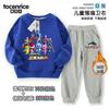 Conjunto de Moletom Infantil de Desenho Animado Outono e Inverno Novo Roupas de Carro Meninos e Meninas Casual Conjunto de Duas Peças