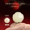 Jade de Hotan Cuentas Sueltas Doce Animales del Zodiaco Cuentas de Jade Sueltas Año de la Serpiente Año Animal Pulsera Tres en Uno Seis en Uno Cuentas para la Mano DIY