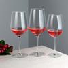 Copa de vino tinto de 450 ml, copa de vino de corte frío de vidrio al por mayor de fábrica, juego de copas de vino para restaurante y hogar