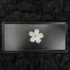 Zapatos con Agujeros Accesorios para Zapatos Sencillo Ins Cuentas Hechas a Mano Cristal Fantasma Flor de Perla Flor para Zapato Hebilla Desmontable para Zapato