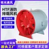 Ventilador de Exaustão de Fumaça de Incêndio Alta Temperatura Velocidade Dupla Velocidade Única Ventilador de Exaustão de Fumaça de Incêndio Htf Ventilador Axial de Suprimento de Ar Industrial