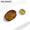 Pedras Preciosas que Mudam de Cor, Pedras Soltas de Corte Duplo Oval em Formato de Ovo, Disponíveis em Estoque em Várias Formas e Tamanhos, Atacado