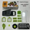 Utensílios de Cozinha Amazon: Cortador de Legumes Multifuncional, Cubetador, Fatiador, Ralador e Fatiador para Uso na Cozinha