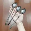 Cuchara y Tenedor Integrados de Acero Inoxidable, Cuchara Creativa para Mesa, Cuchara y Tenedor con Dientes en Forma de V, Cuchara y Tenedor Multiusos para Pastel y Postre, Cuchara para Ensalada