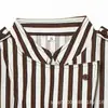 Comercio Exterior Transfronterizo Ropa de Mujer 2026 Nuevos Productos Estilo Europeo y Americano Moda Casual Holgada Camisa de Rayas Top 2088111