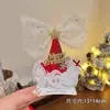 Accesorios para la Cabeza de Navidad Reno Lazo Diadema para el Cabello Femenina Creativa Divertida Pasador Diadema de Astas Diadema para Disfraz de Fiesta Cabello