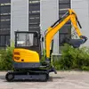 Venta Directa de Comercio Exterior Excavadora Multifuncional de 4.5 Toneladas Micro Excavadora de Orugas Excavadora para Excavación en Campos y Huertos