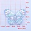 Fantasia Laser Borboleta Pequeno Fresco DIY Cola Creme Material Capa de Celular Material Resina Acessórios Presilha de Cabelo Acessórios de Cocar