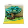 Regalos Creativos Culturales y Creativos, Calendario de Escultura de Papel Casa en el Árbol, Adornos de Escritorio, Atracciones Turísticas, Recuerdos para Reuniones de Negocios, Notas Estéreo 3D