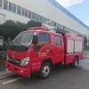 Caminhão Pequeno Foton Vi Nacional Tanque de Água Caminhão de Bombeiros Venda Direta da Fábrica Placa Azul Caminhão de Bombeiros com Sprinkler 2 Metros Cúbicos Quanto