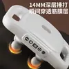 Pistola Masajeadora de Fascia de Cuatro Cabezales, Pistola Masajeadora de Membrana para Cuello Multifuncional Relajante, Masajeador de Fascia con Vibración de Alta Frecuencia